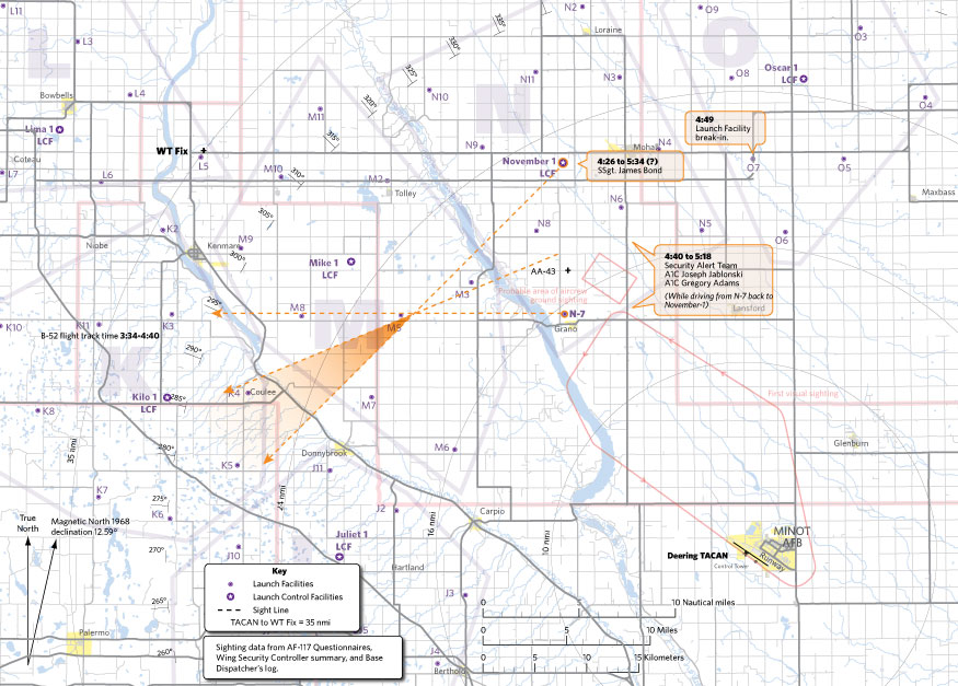 Minot Ground Observation Map No. 5